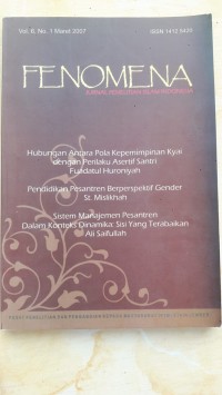 Fenomena: Jurnal Penelitian islam Indonesia