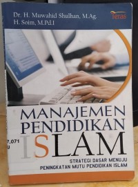 Image of manajemen pendidikan islam