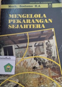 Mengelola Pekarangan Sejahtera