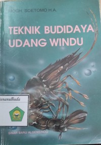 Image of Teknik Budidaya Udang Windu